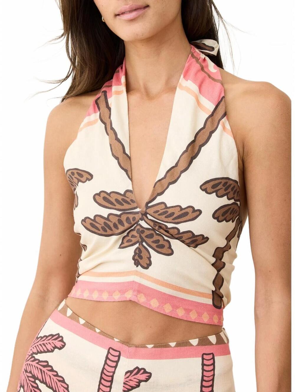 Marine Layer Saguaro Halter Top NWT Desert Deco XL